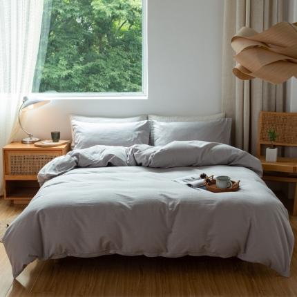 91家纺网 家纺一手货源 找家纺 （总）安莱生活 2022新款染色原棉四件套