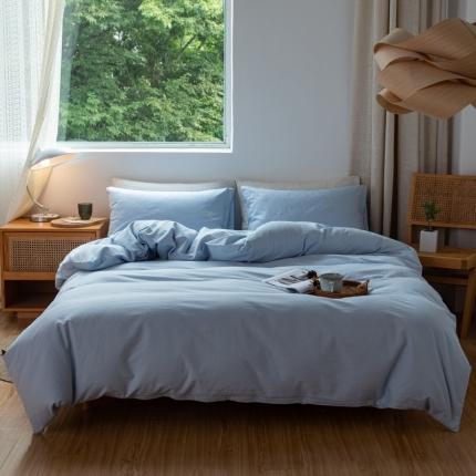 91家纺网 家纺一手货源 找家纺 （总）安莱生活 2022新款染色原棉四件套