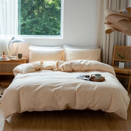 91家纺网 家纺一手货源 找家纺 （总）安莱生活 2022新款染色原棉四件套