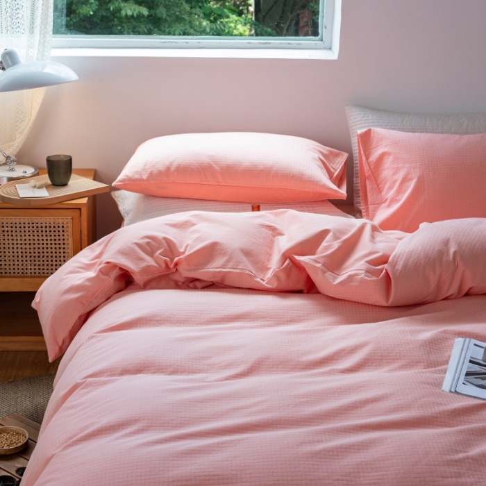 91家纺网 家纺一手货源 找家纺 （总）安莱生活 2022新款染色原棉四件套