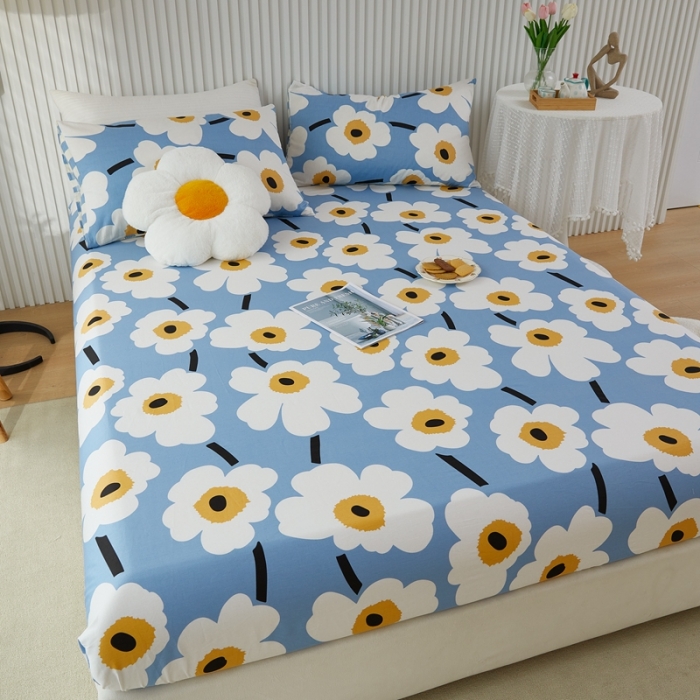 91家纺网 家纺一手货源 找家纺 金丝鸟 2022新款全棉床笠单品 未来