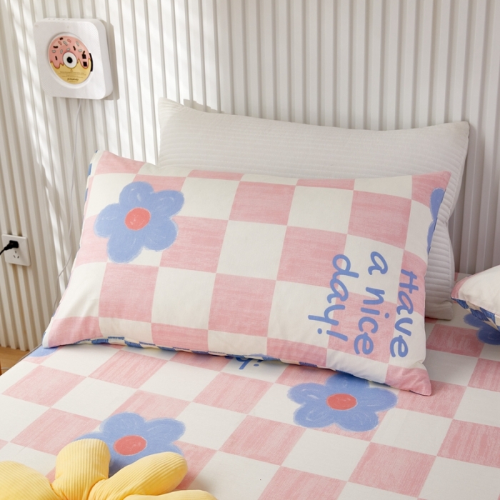 91家纺网 家纺一手货源 找家纺 金丝鸟 2022新款全棉床笠单品 向阳花开