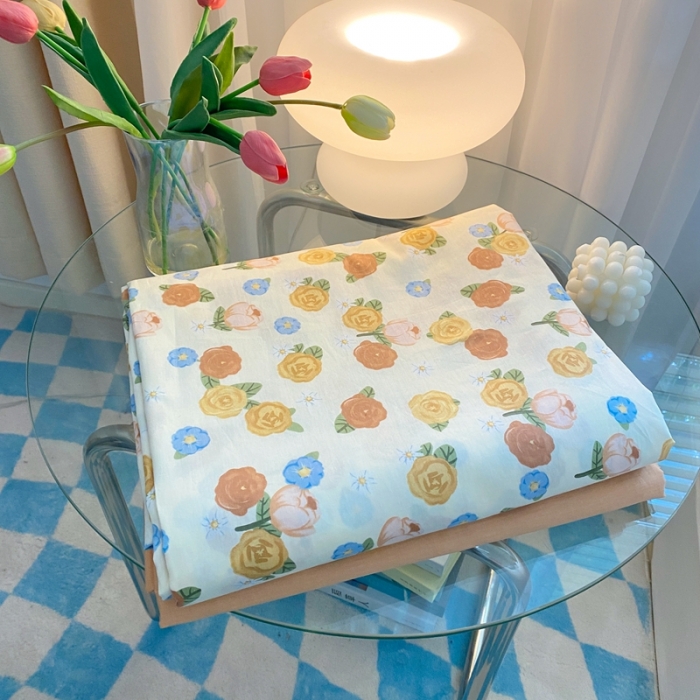 91家纺网 家纺一手货源 找家纺 （总）金丝鸟 2022新款全棉麻绳款四件套