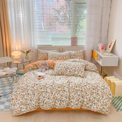 金丝鸟 2022新款全棉麻绳款四件套 果实