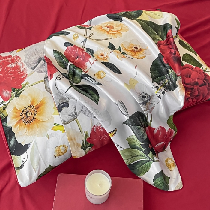 91家纺网 家纺一手货源 找家纺 用心 2022新款数码印花婚庆四件套 浪漫满屋