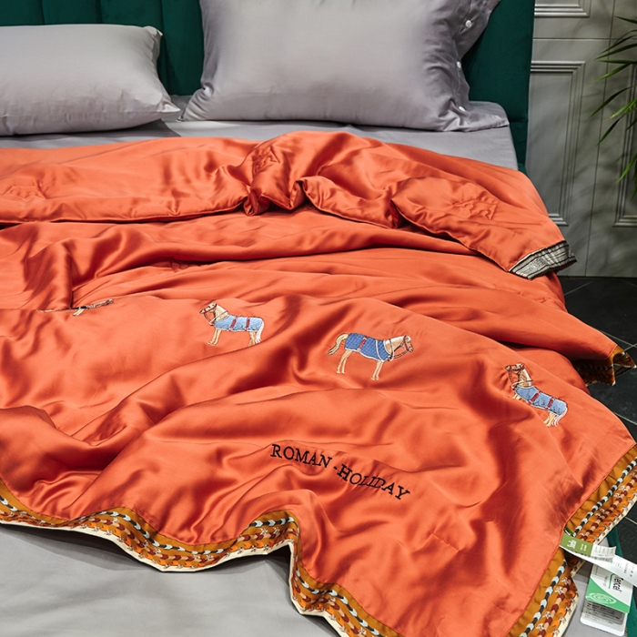 91家纺网 家纺一手货源 找家纺 （总）汇庭 2021新款马德里系列纯色夏被