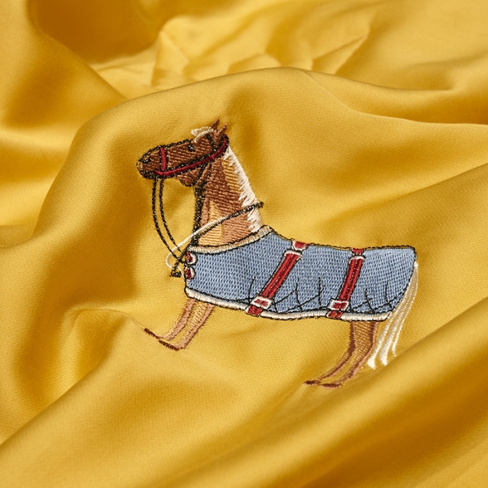 91家纺网 家纺一手货源 找家纺 汇庭 2021新款马德里系列纯色夏被 黄色