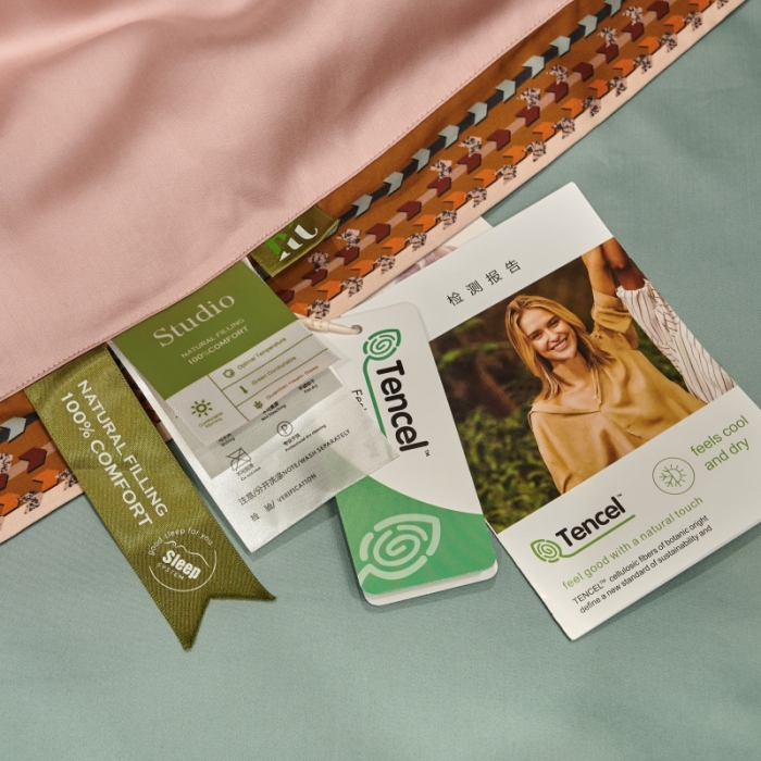 91家纺网 家纺一手货源 找家纺 汇庭 2021新款马德里系列纯色夏被 裸粉