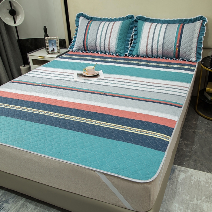 91家纺网 家纺一手货源 找家纺 冬然家纺 2022新款软床垫全棉床护垫保护垫床单 格调生活