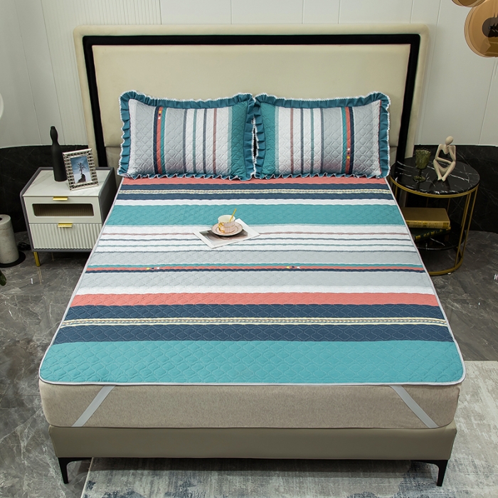 91家纺网 家纺一手货源 找家纺 冬然家纺 2022新款软床垫全棉床护垫保护垫床单 格调生活