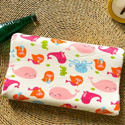 91家纺网 家纺一手货源 找家纺 宝晶枕芯 2022乳胶枕芯枕头天然大儿童乳胶枕（含内外套） 美人鱼