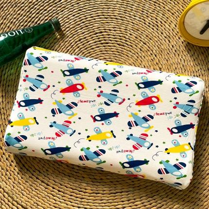 91家纺网 家纺一手货源 找家纺 宝晶枕芯 2022乳胶枕芯枕头天然大儿童乳胶枕（含内外套） 小飞机