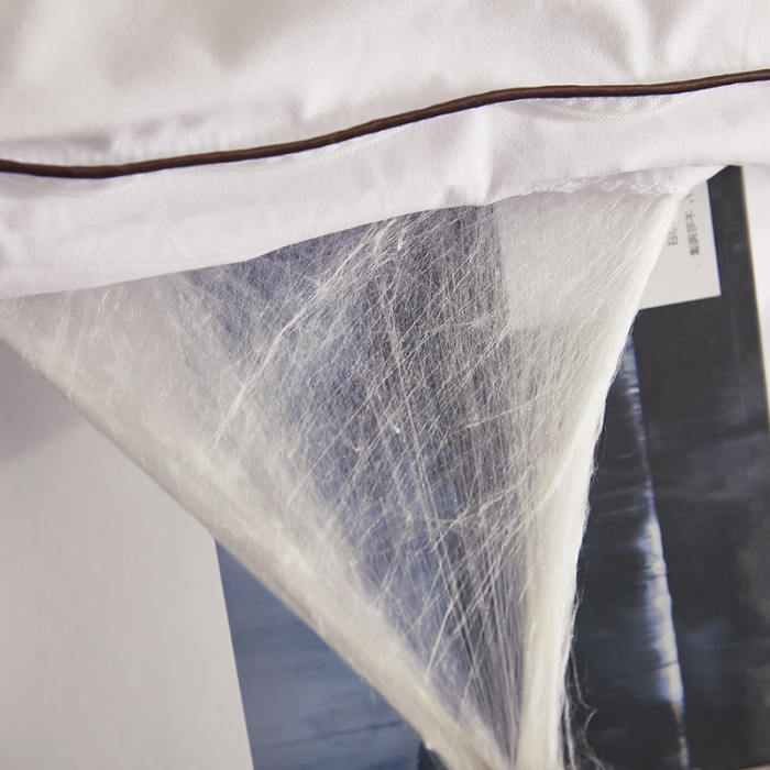 91家纺网 家纺一手货源 找家纺 洛卡棉蚕丝夏被纯手工被子被芯冬被春秋被夏被  温馨白