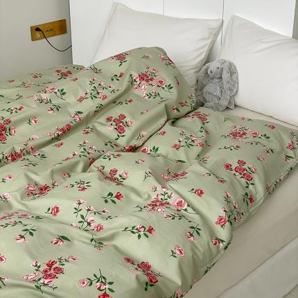 91家纺网 家纺一手货源 找家纺 麦伦家居 2022新款全棉碎花复古风系列-单品被套 春蝉