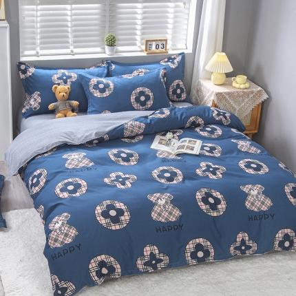 91家纺网 家纺一手货源 找家纺 曼璐家纺  芦荟棉被套 单品被套 仿棉被套单件绅士熊