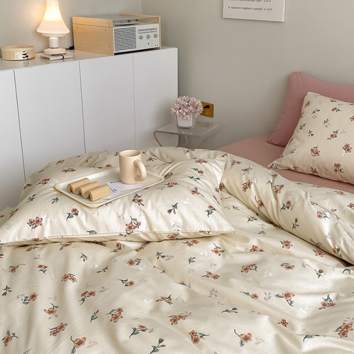 91家纺网 家纺一手货源 找家纺 麦伦家居 2022新款全棉碎花复古风系列-单品被套 小美好