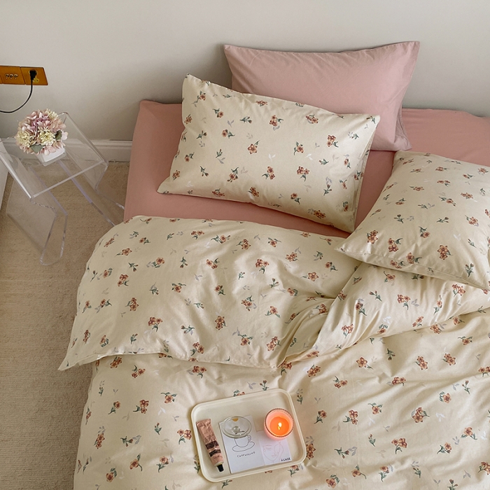 91家纺网 家纺一手货源 找家纺 麦伦家居 2022新款全棉碎花复古风系列-单品被套 小美好