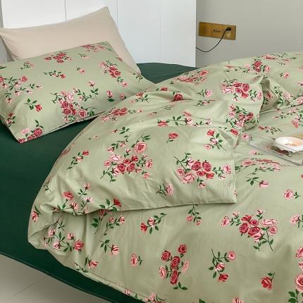 91家纺网 家纺一手货源 找家纺 （总）麦伦家居 2022新款全棉碎花复古风系列-四件套