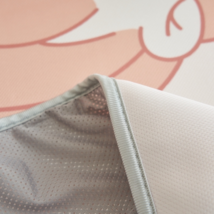 91家纺网 家纺一手货源 找家纺 慕尚 2025大版牛奶丝凉感丝工艺凉席床笠款三件套 洋气女孩