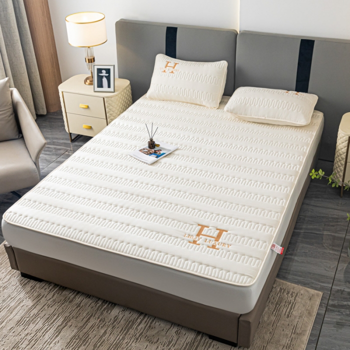 91家纺网 家纺一手货源 找家纺 （总）鑫钰 2023年新款原棉大豆夹棉床笠直播爆款