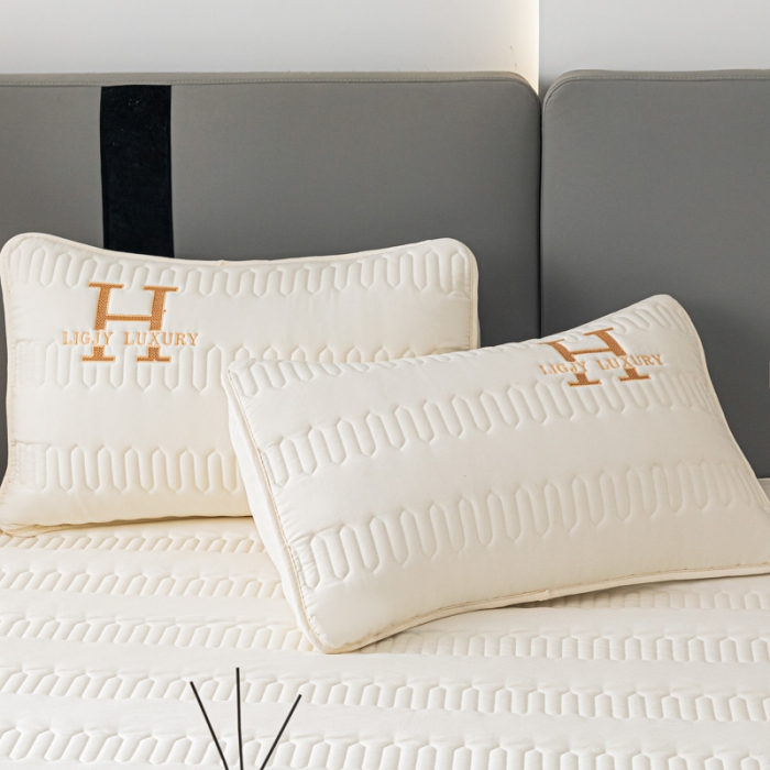 91家纺网 家纺一手货源 找家纺 （总）鑫钰 2023年新款原棉大豆夹棉床笠直播爆款