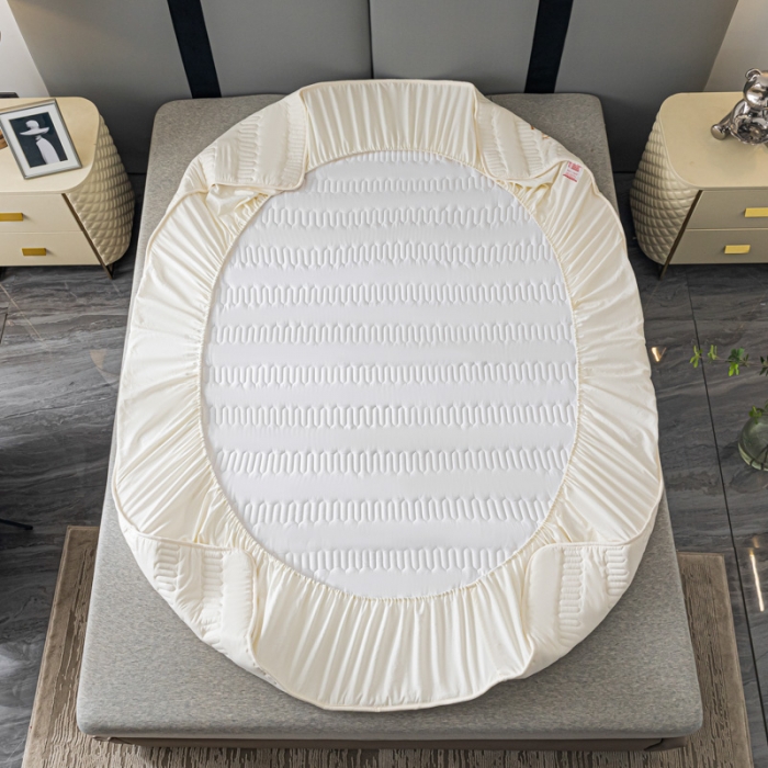 91家纺网 家纺一手货源 找家纺 （总）鑫钰 2023年新款原棉大豆夹棉床笠直播爆款