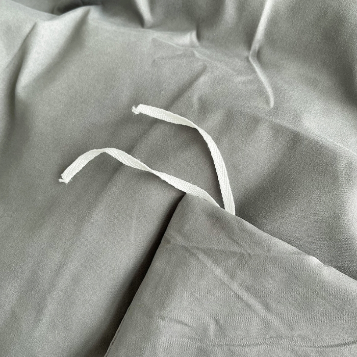 91家纺网 家纺一手货源 找家纺 优迈 新款纯色水洗棉磨毛四件套-单被套枕套床笠双拼-深灰抹茶