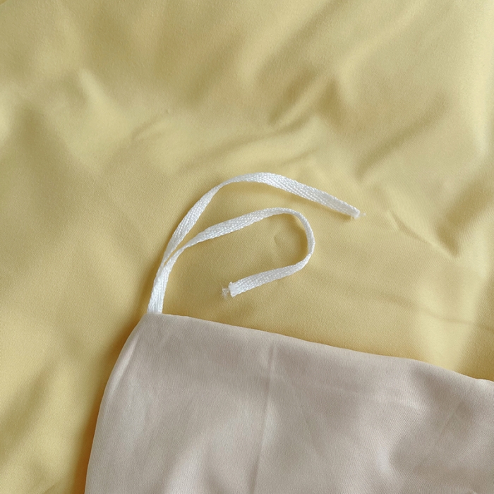 91家纺网 家纺一手货源 找家纺 优迈 新款纯色水洗棉磨毛四件套-单被套枕套床笠双拼-炭烤起司