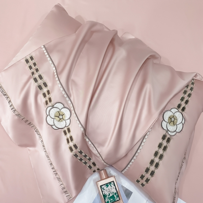 91家纺网 家纺一手货源 找家纺 （总）品家居 2025新款180支长绒棉四件套可可系列