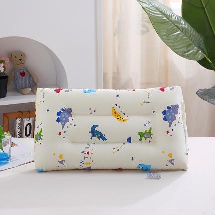 91家纺网 家纺一手货源 找家纺 2022新款儿童枕头豆豆枕芯宝宝小孩四季通用小学生幼儿园专用 恐龙宝宝（30*50cm）