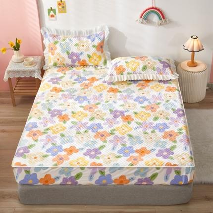 91家纺网 家纺一手货源 找家纺 舒居 2023新款A类全棉床笠133*72 幸福香氛