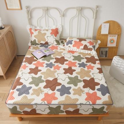 91家纺网 家纺一手货源 找家纺 舒居 2023新款A类全棉床笠133*72 星光灿烂