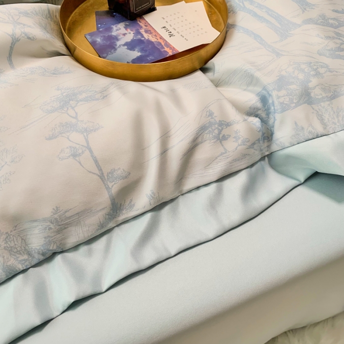 91家纺网 家纺一手货源 找家纺 （总）ab家纺 2022新款水洗真丝四件套