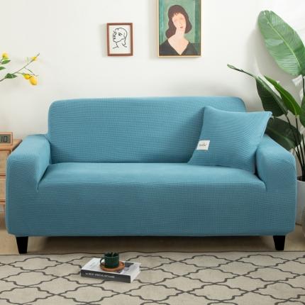 逐日沙发套 2023新款玉米绒沙发套 西湖蓝