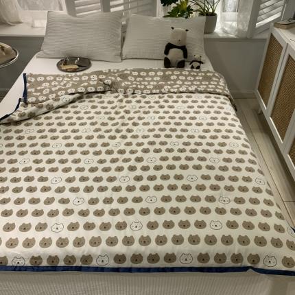 91家纺网 家纺一手货源 找家纺 （总）汇庭 2021新款60sA类长绒棉大豆抗菌棉夏被