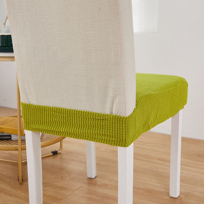 91家纺网 家纺一手货源 找家纺 逐日沙发套 2023新款玉米绒凳子座椅套 翠绿黄(均码)