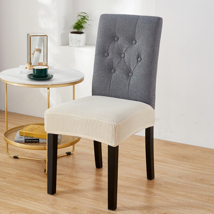 91家纺网 家纺一手货源 找家纺 逐日沙发套 2023新款玉米绒凳子座椅套 米黄(均码)