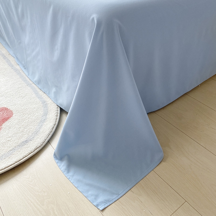 91家纺网 家纺一手货源 找家纺 琪格格 2022新款色织水洗提花剪花四件套 倾国-蓝