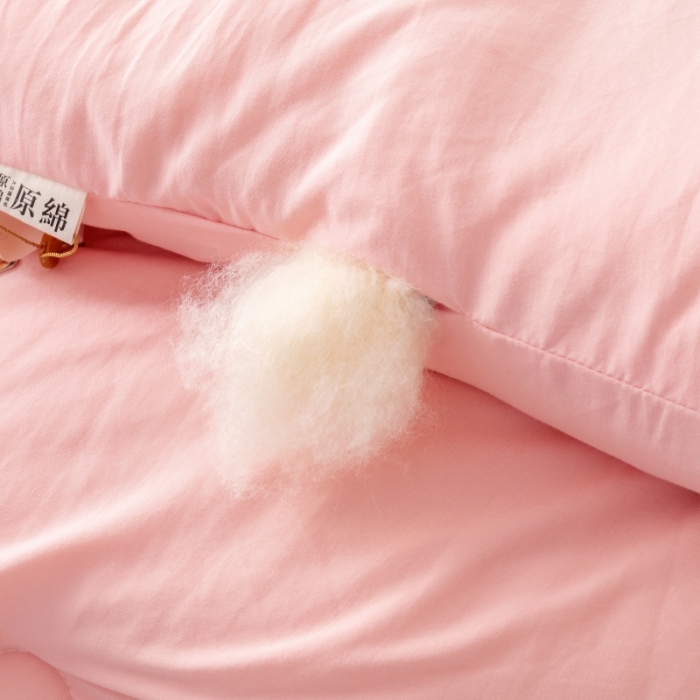 91家纺网 家纺一手货源 找家纺 盈超 2023新款原棉水洗棉大豆被被子被芯 玉色