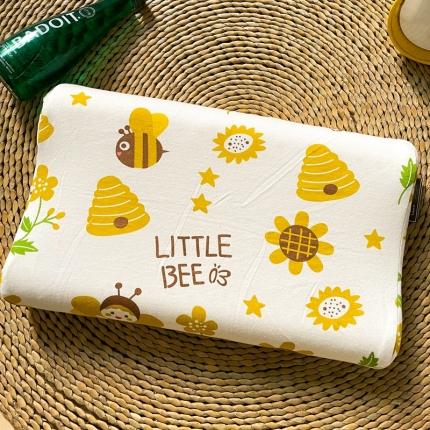 2022新款乳胶枕芯枕头儿童乳胶枕（含内外套）小蜜蜂