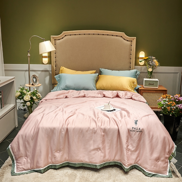 91家纺网 家纺一手货源 找家纺 （总）汇庭 2020新款马德里夏被欧式-实拍图