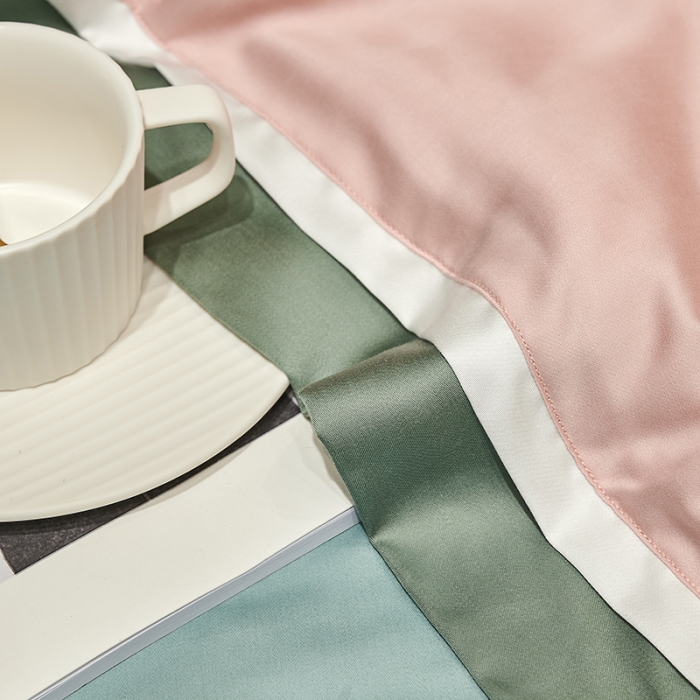 91家纺网 家纺一手货源 找家纺 汇庭 2020新款马德里夏被欧式-实拍图 粉色