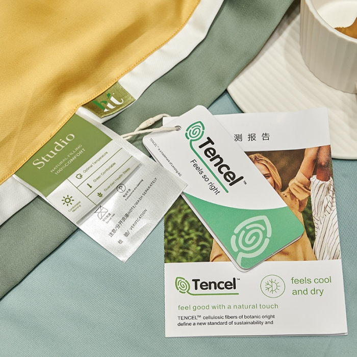 91家纺网 家纺一手货源 找家纺 汇庭 2020新款马德里夏被欧式-实拍图 黄色