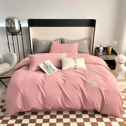 91家纺网 家纺一手货源 找家纺 （总）优轩家居 2022新款碳素磨毛刺绣四件套汇总