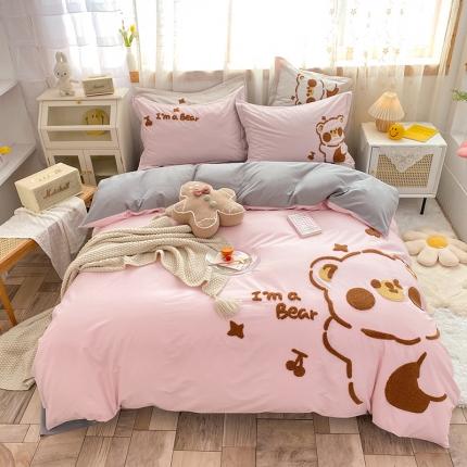 91家纺网 家纺一手货源 找家纺 （总）N先生 2022新款全棉绣花四件套（有买家秀）