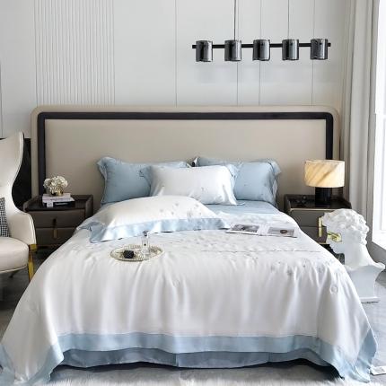 91家纺网 家纺一手货源 找家纺 （总）初拾 2022新款60支兰精天丝夏被四件套—冰雪奇缘