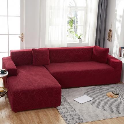 91家纺网 家纺一手货源 找家纺 (总) 逐日沙发套 2023新款防水提花大树叶沙发套