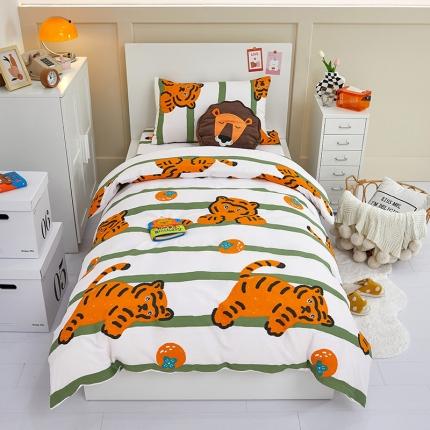 91家纺网 家纺一手货源 找家纺 金丝鸟 2022新款全棉斜纹13370三件套 布迪迦