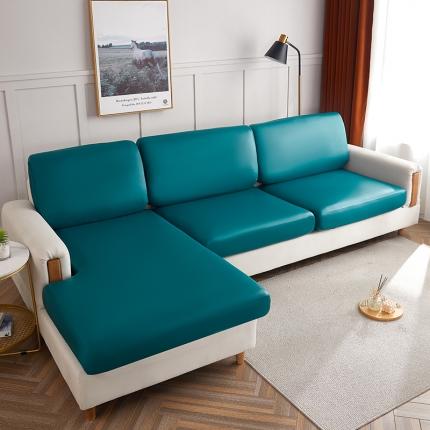 91家纺网 家纺一手货源 找家纺 (总) 逐日沙发套 2023新款三防弹力皮革坐垫套沙发笠