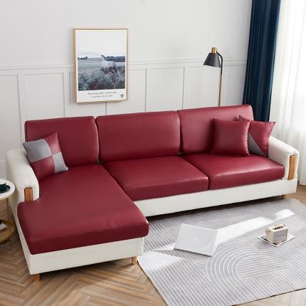 91家纺网 家纺一手货源 找家纺 (总) 逐日沙发套 2023新款三防弹力皮革坐垫套沙发笠